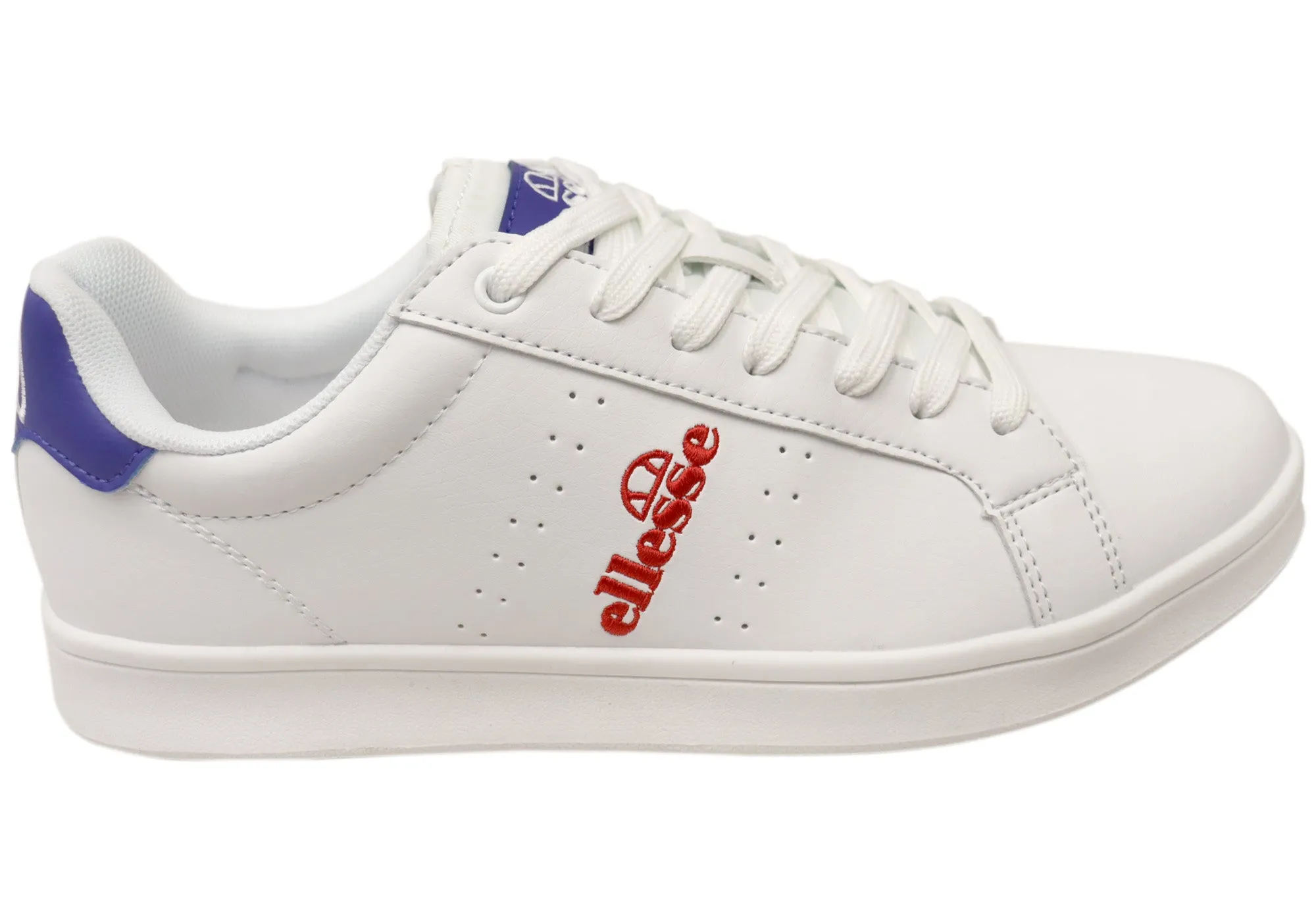 Ellesse Mens Comfortable Casual Lace Up Zona Cupsole Sneakers Ventilated Design