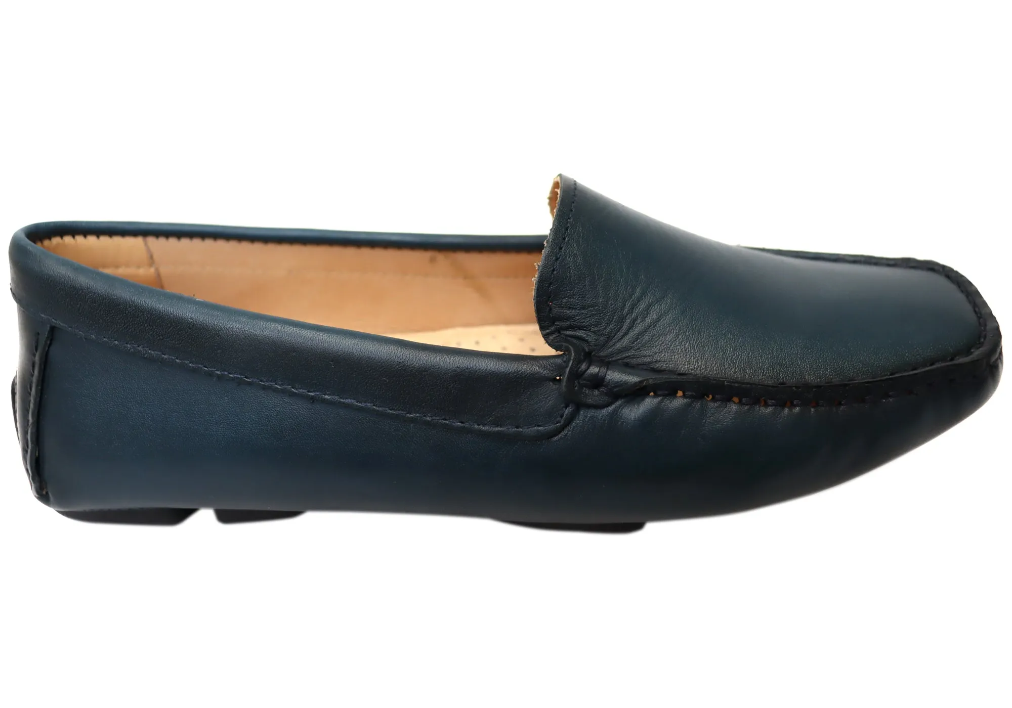 Savelli Linda Womens Comfort Leather Loafer Shoes Made In Brazil play time