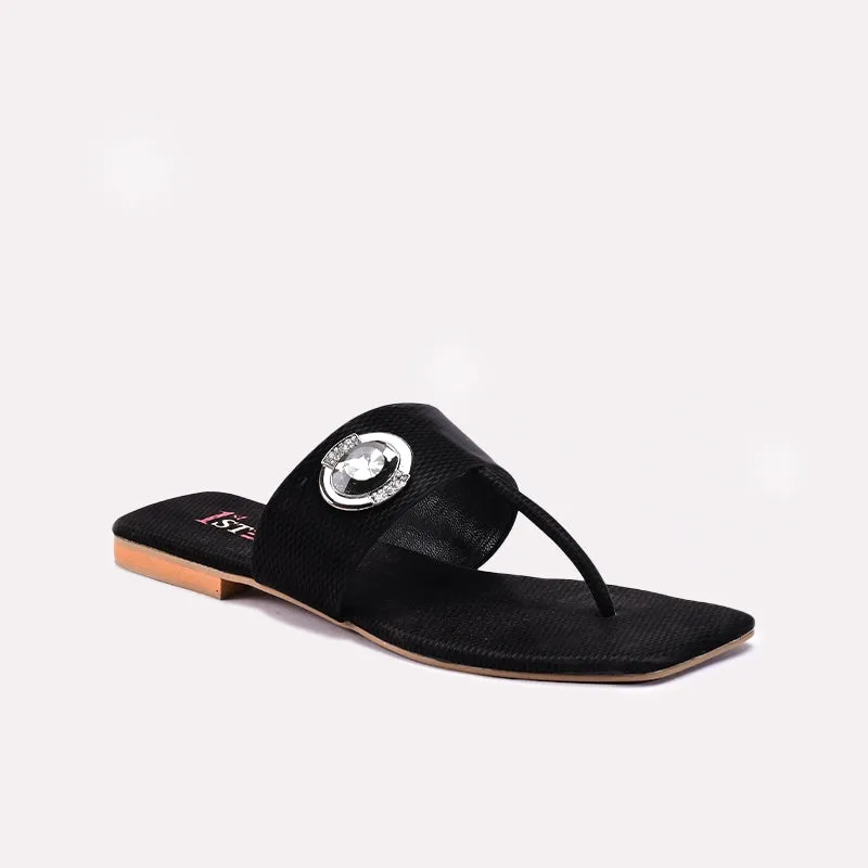 Womens Black Casual Slippers 0413288 Feather Light Modern Commuters Durable Build Weekend Errands