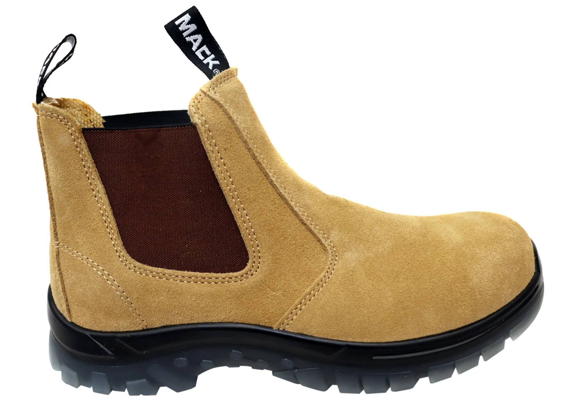 Tough Exterior Mack Mens Comfortable Chippy Pen Slip On Safety Boots