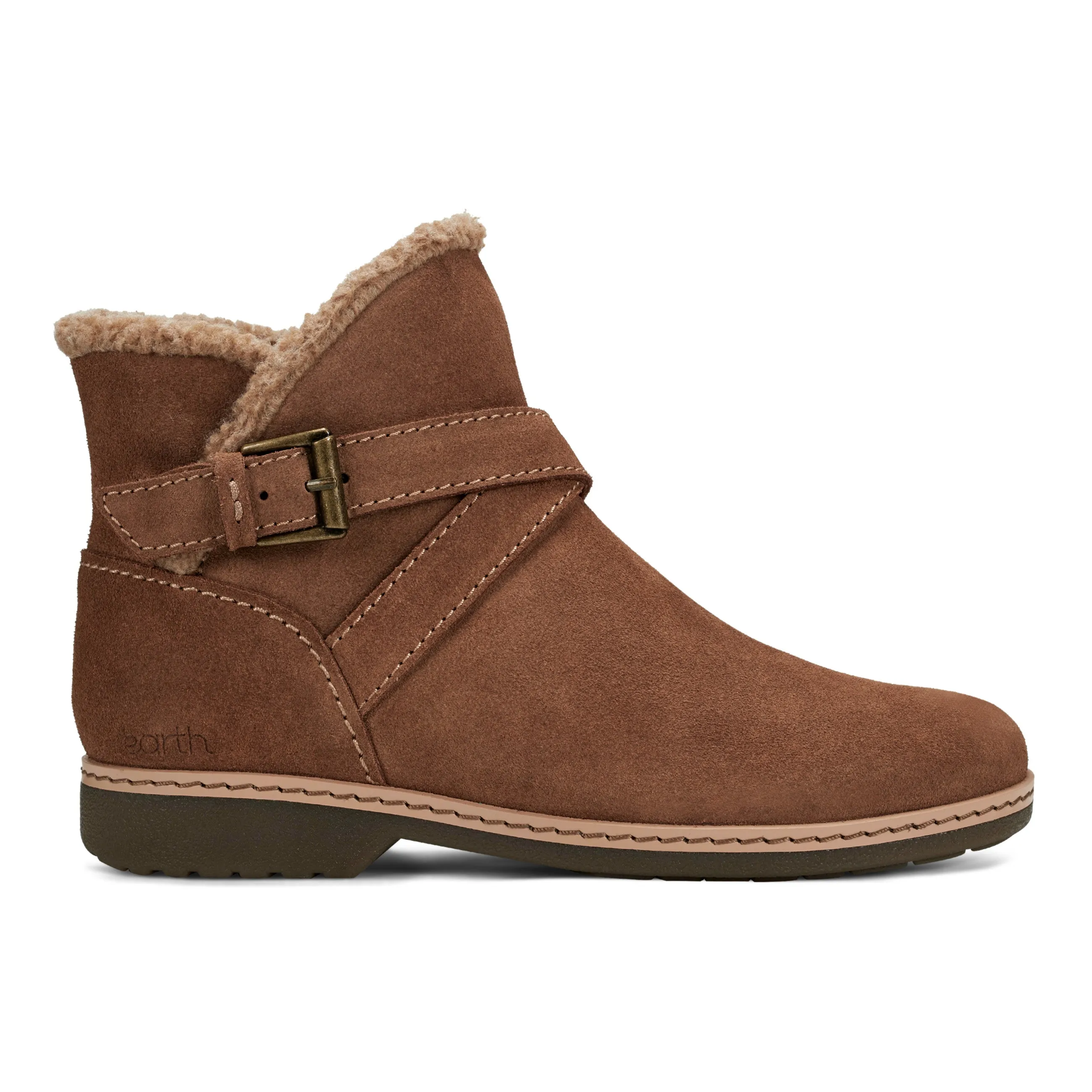 Hutton Water Repellent Round Toe Casual Booties Morning Walk Adjustable Straps