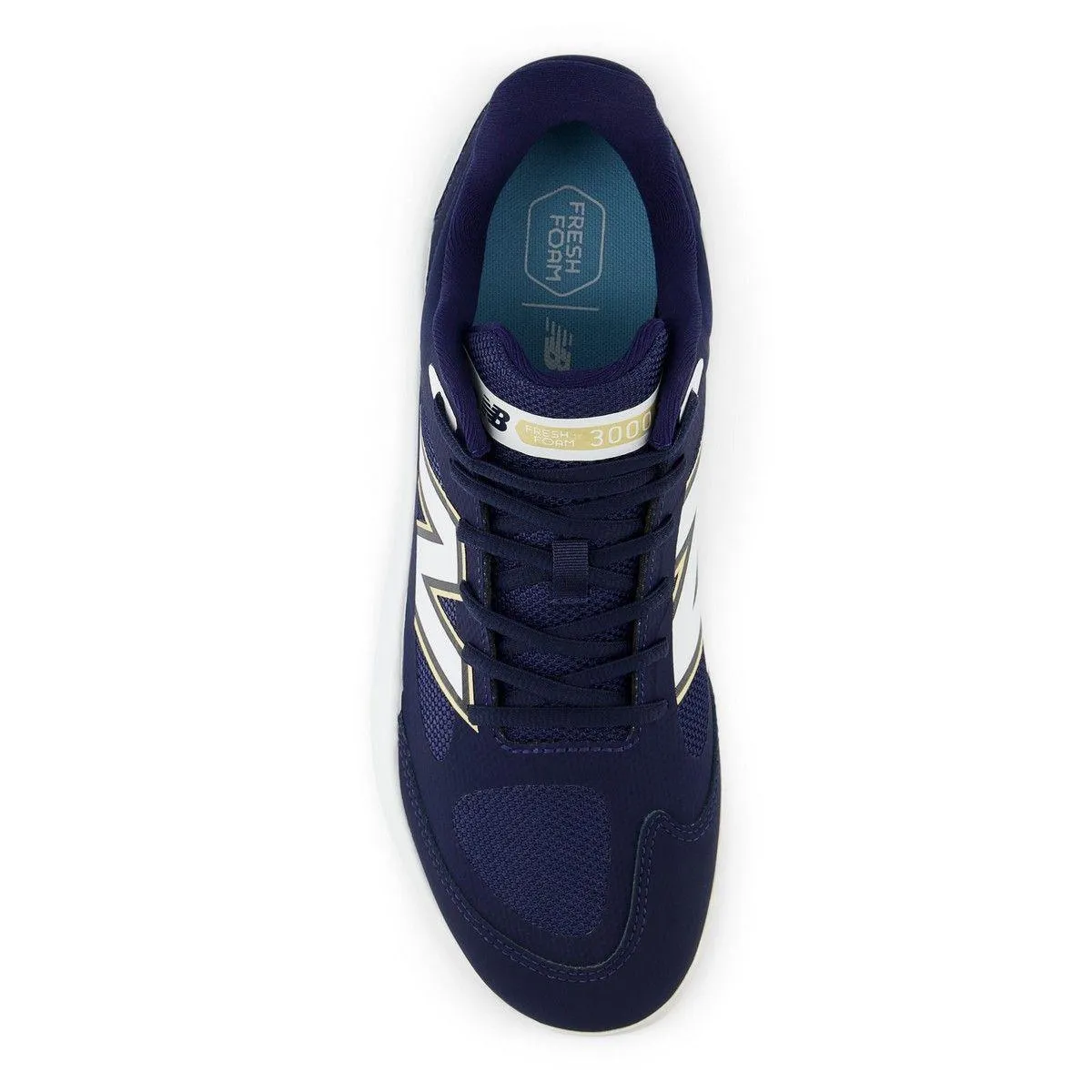 Firm Lock Weekend Casual New Balance Men's Fresh Foam 3000 v7 Turf Baseball Shoes - Navy - T3000TN7