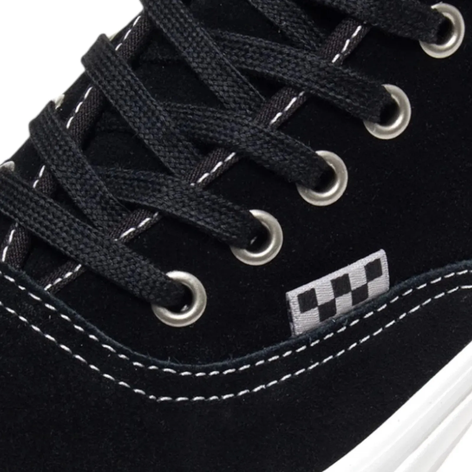 Vans Skate Authentic High Black Suede Quick Flow Anti Odor Urban Stroll