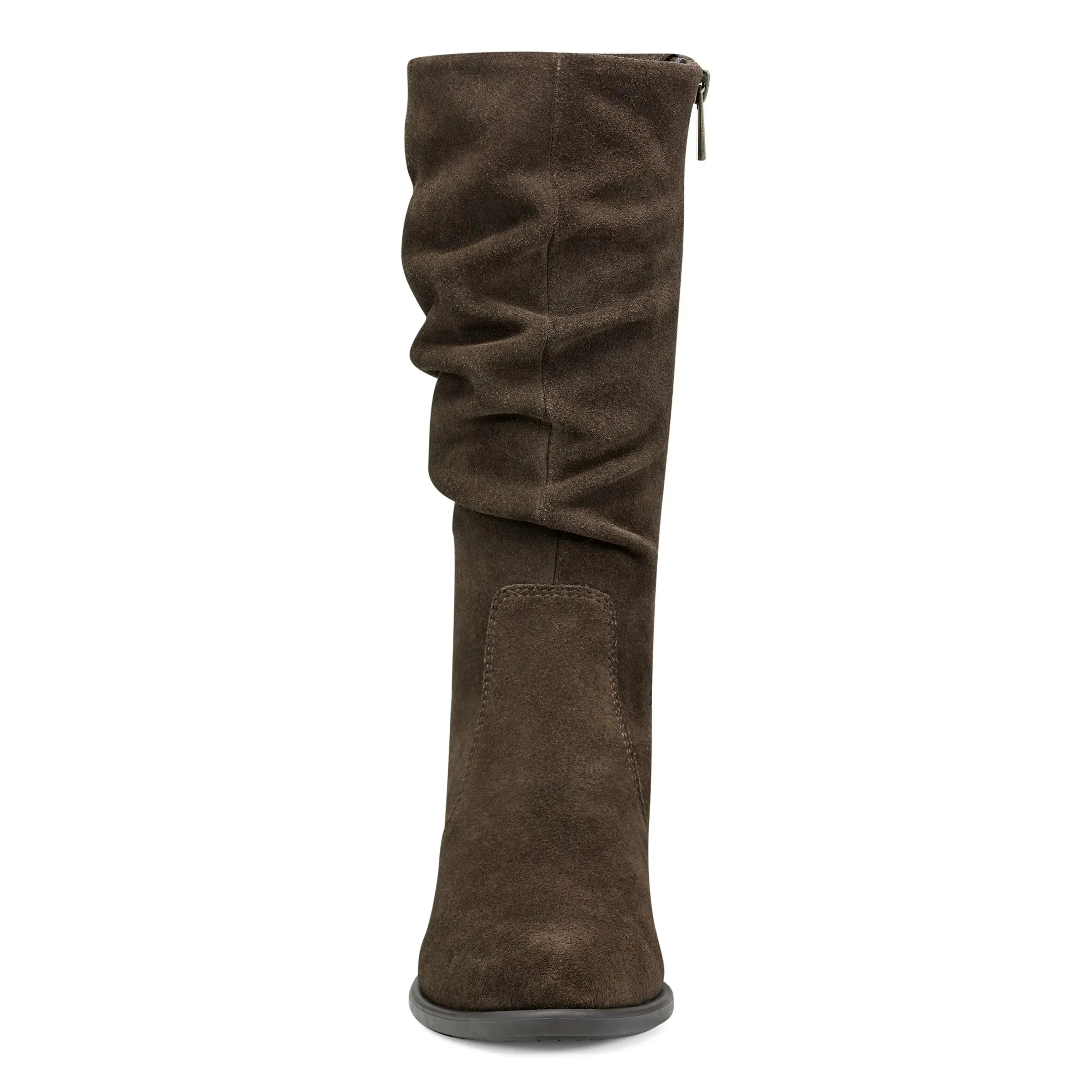 Vine Block Heel Almond Toe Casual Boots Brave Walk Baby Soft