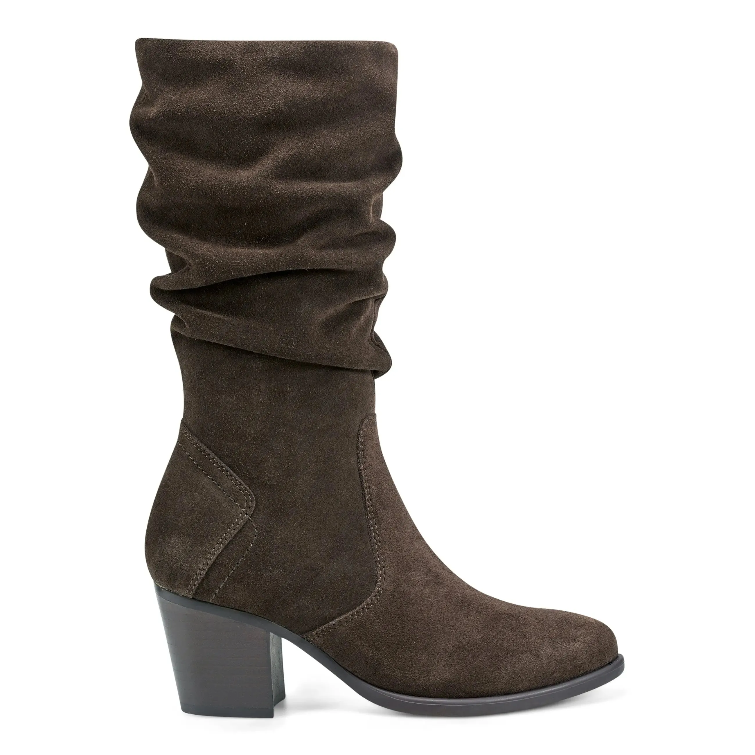 Flexibility Secure fit Vine Block Heel Almond Toe Casual Boots
