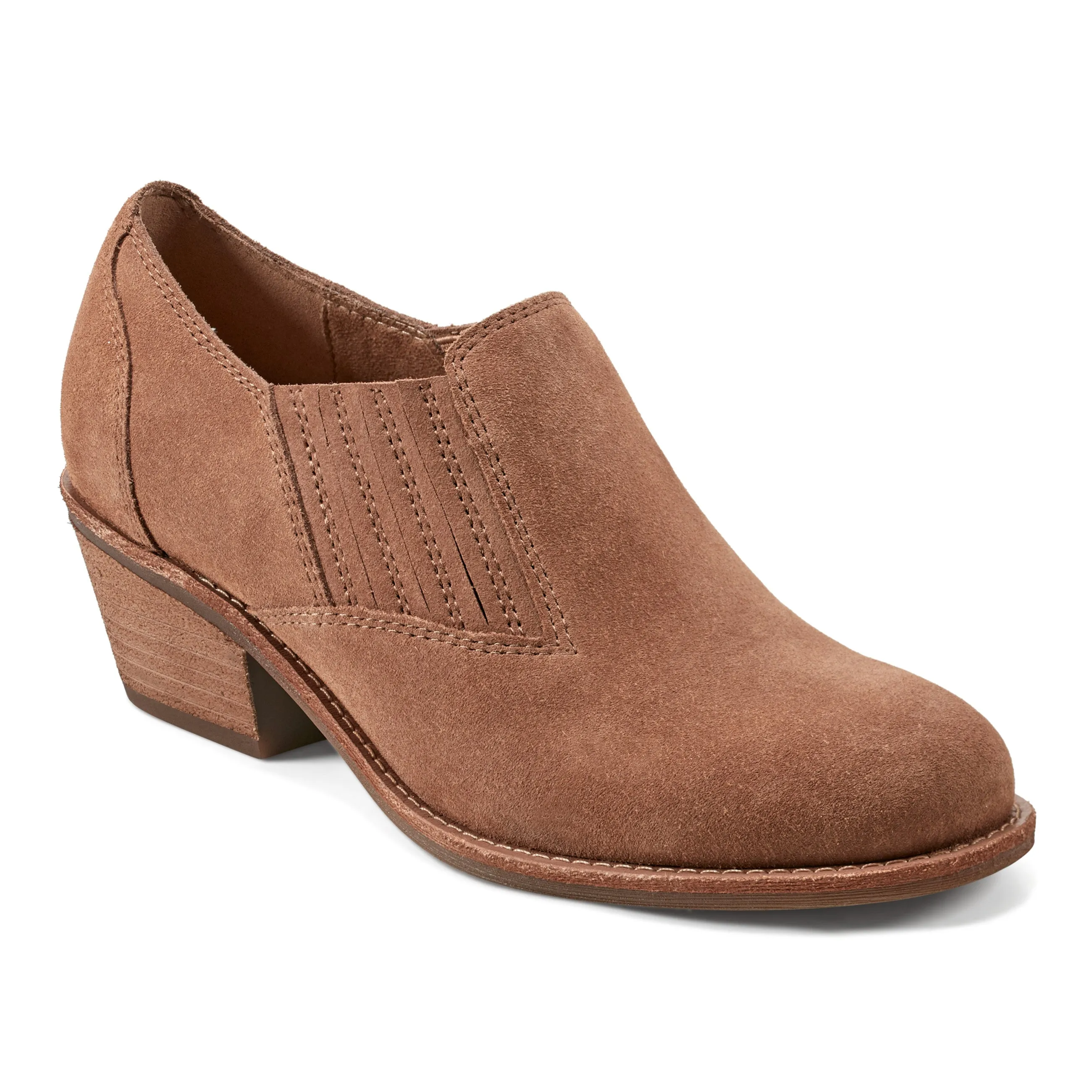 Coastal vibe Mom Safe Jalin Block Heel Slip-on Casual Booties