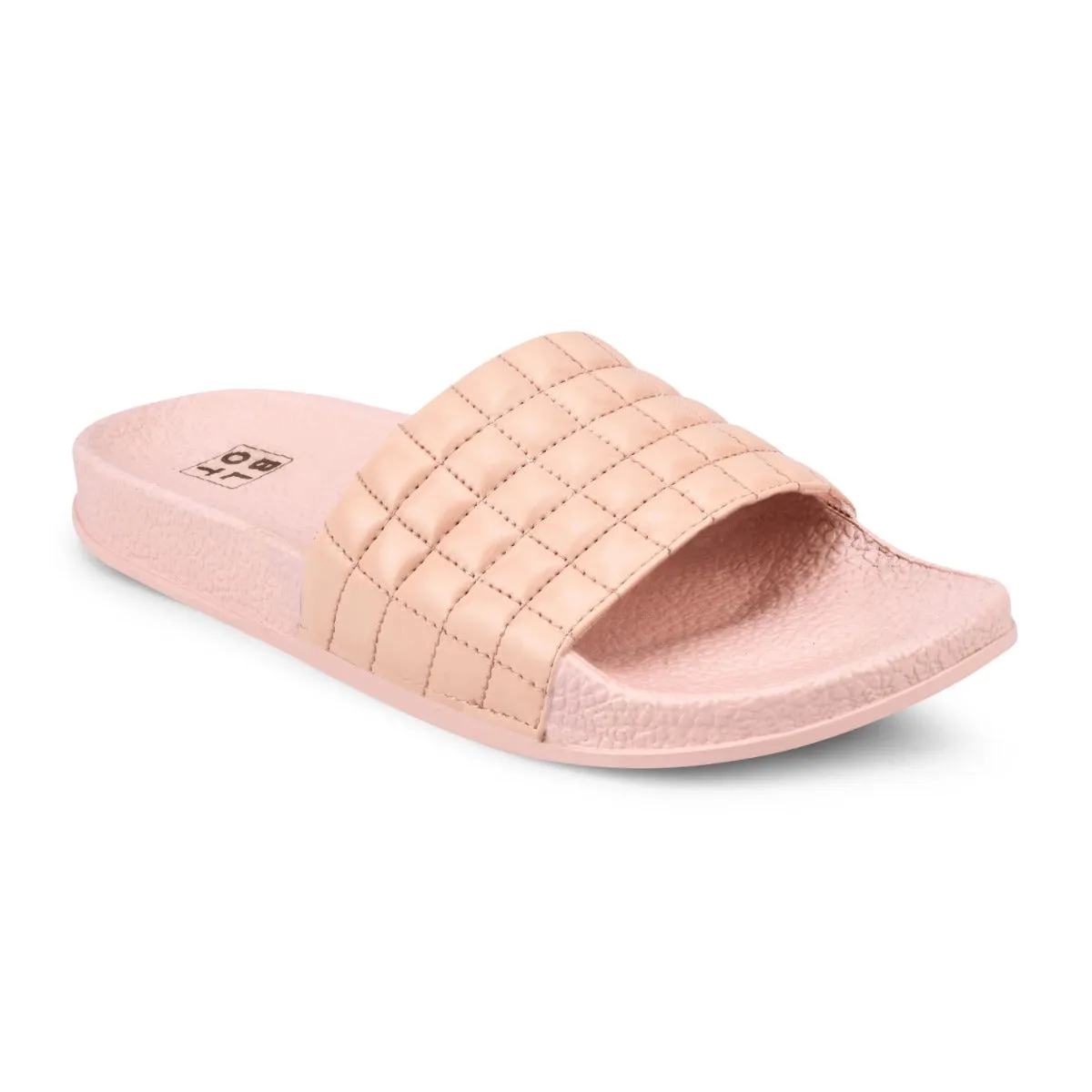 Paragon  K10904L Women Casual Slides | Stylish Sliders for Everyday Use for Ladies | Trendy & Comfortable Slippers with Cushioned Soles Easy To Wear Footwear Reflective details
