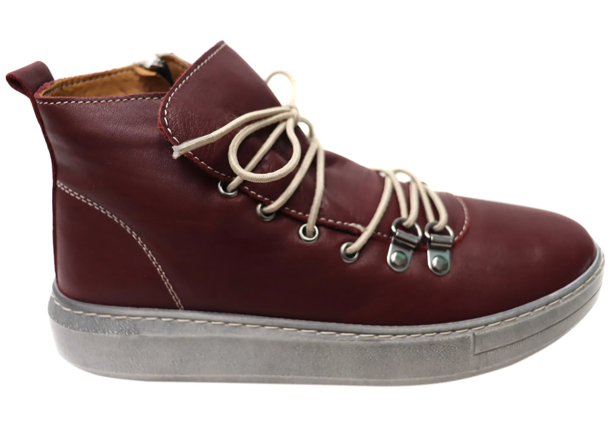 Orizonte Avalon Womens European Comfortable Leather Ankle Boots Rugged Built Adventure Journey Multi-Purpose Comfort