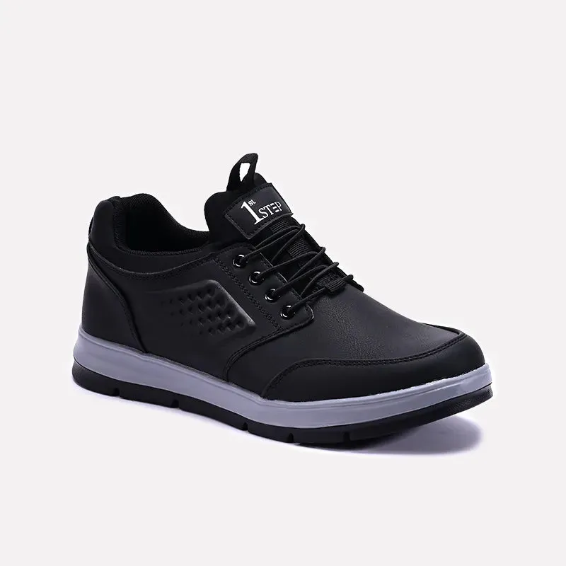 Premium Durability Edge Walker Black Sneaker Shoes 0120527