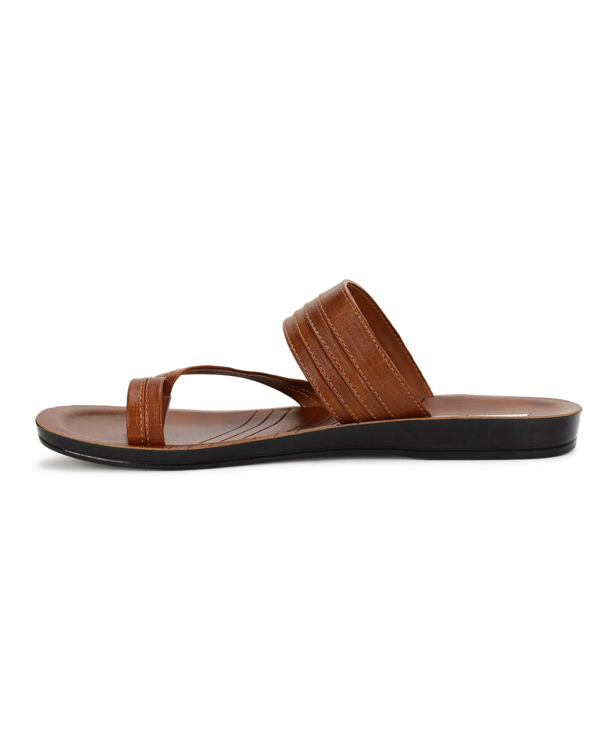 Grip Safe Paragon Men's Casual Slip-on Sandals for Men with Comfortable Sole