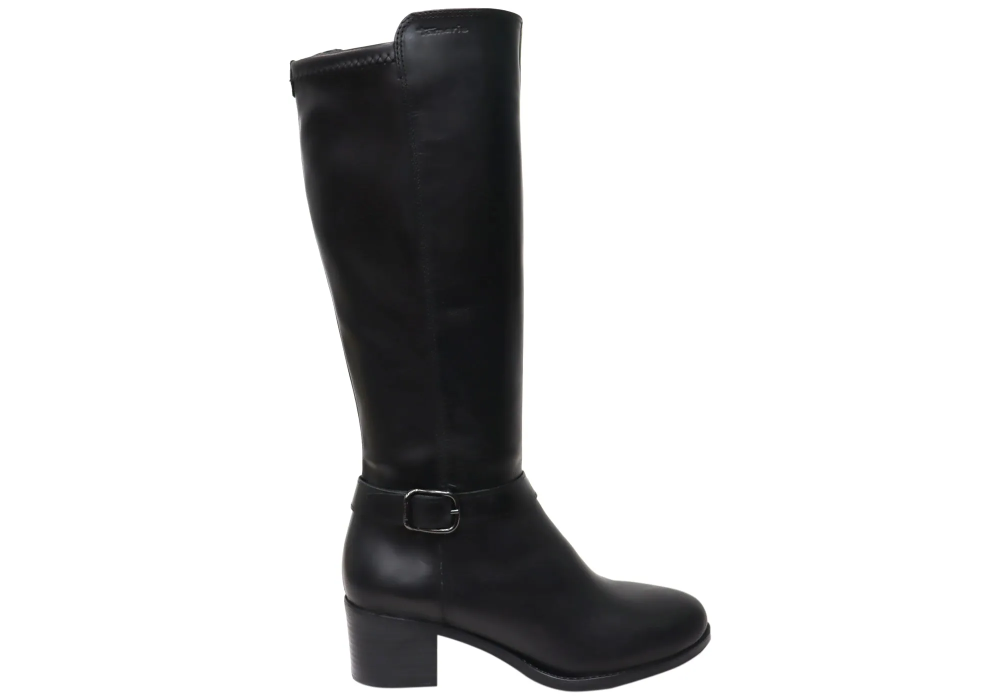 Tamaris Abigail Womens Comfortable Leather Knee High Boots Comfortable to walk