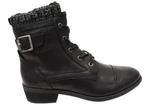 Winter Fashion ski trip Comfortiva Cordelia Womens Comfortable Leather Ankle Boots