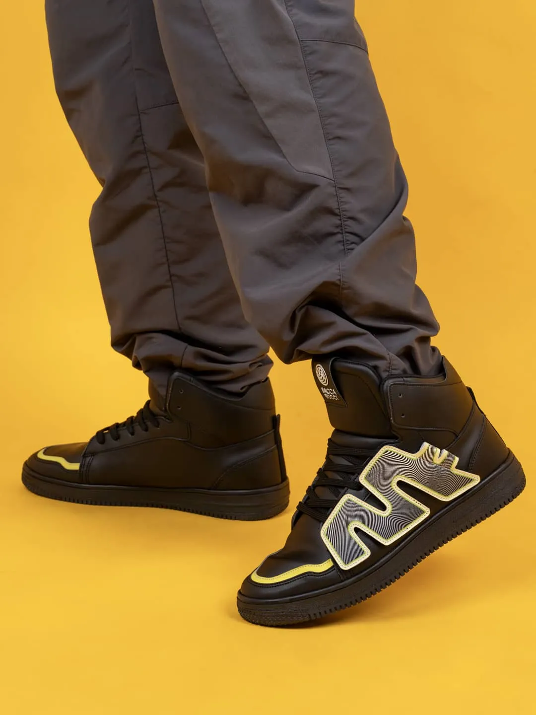 Office Cool Track Run Bacca Bucci High-Top PATCH-PLAY Men's Sneakers