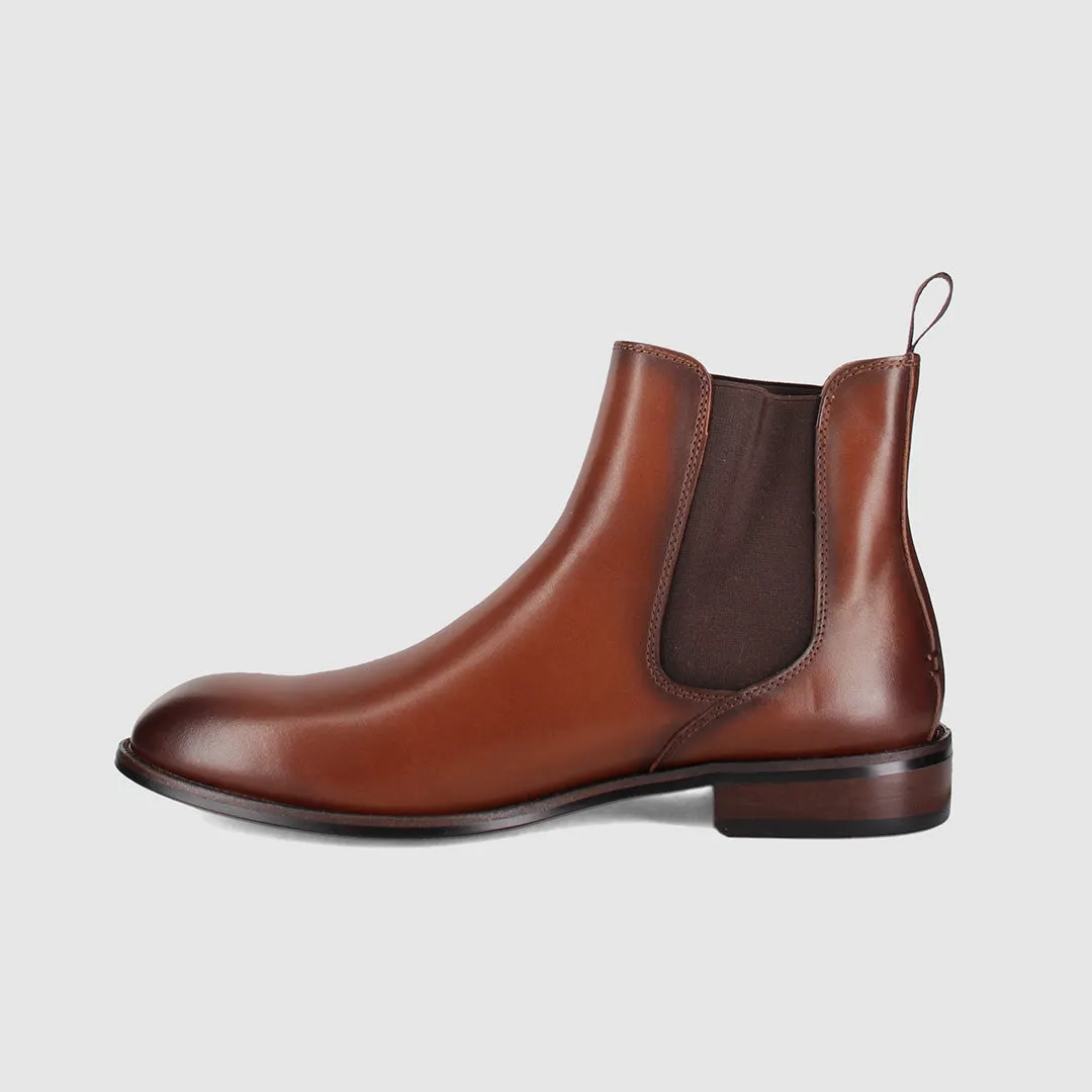 Plymouth Chelsea Boots Cognac Seamless Comfort Adventure Seeker