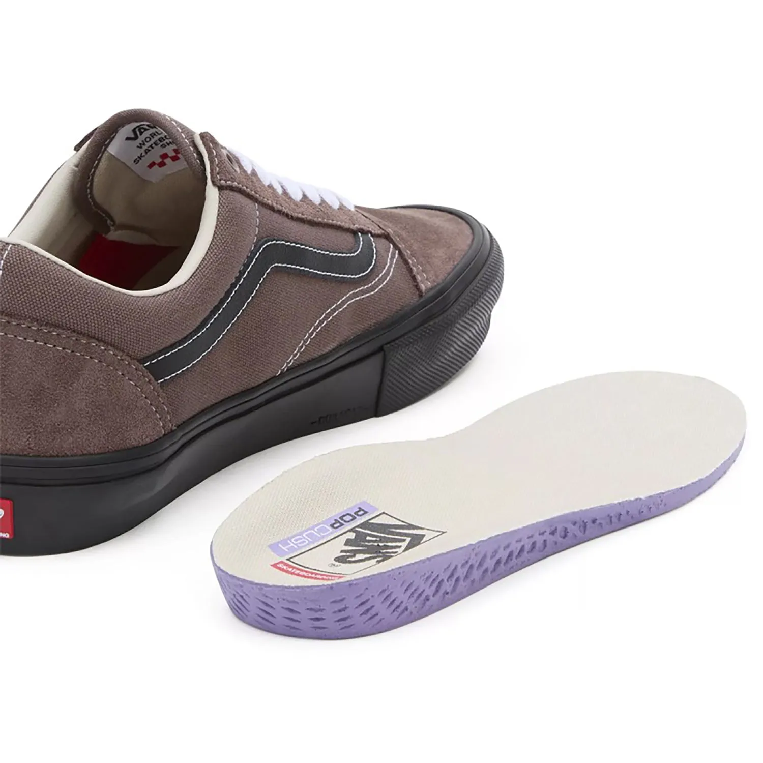 Vans Skate Old Skool Taupe Durable Construction
