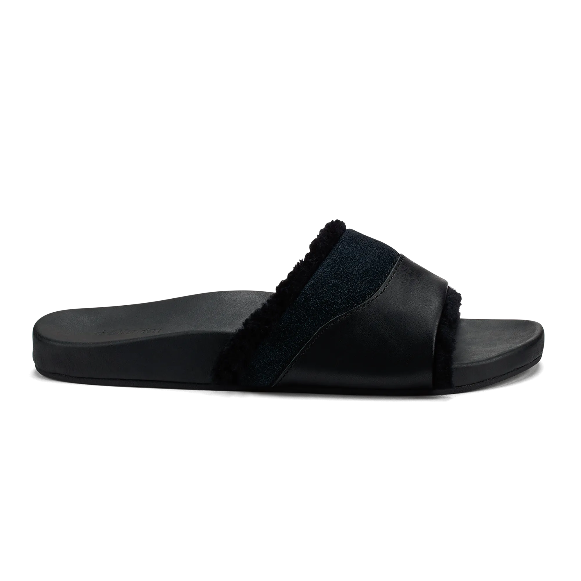 Heel Design Walk Style Hala Slide - Black