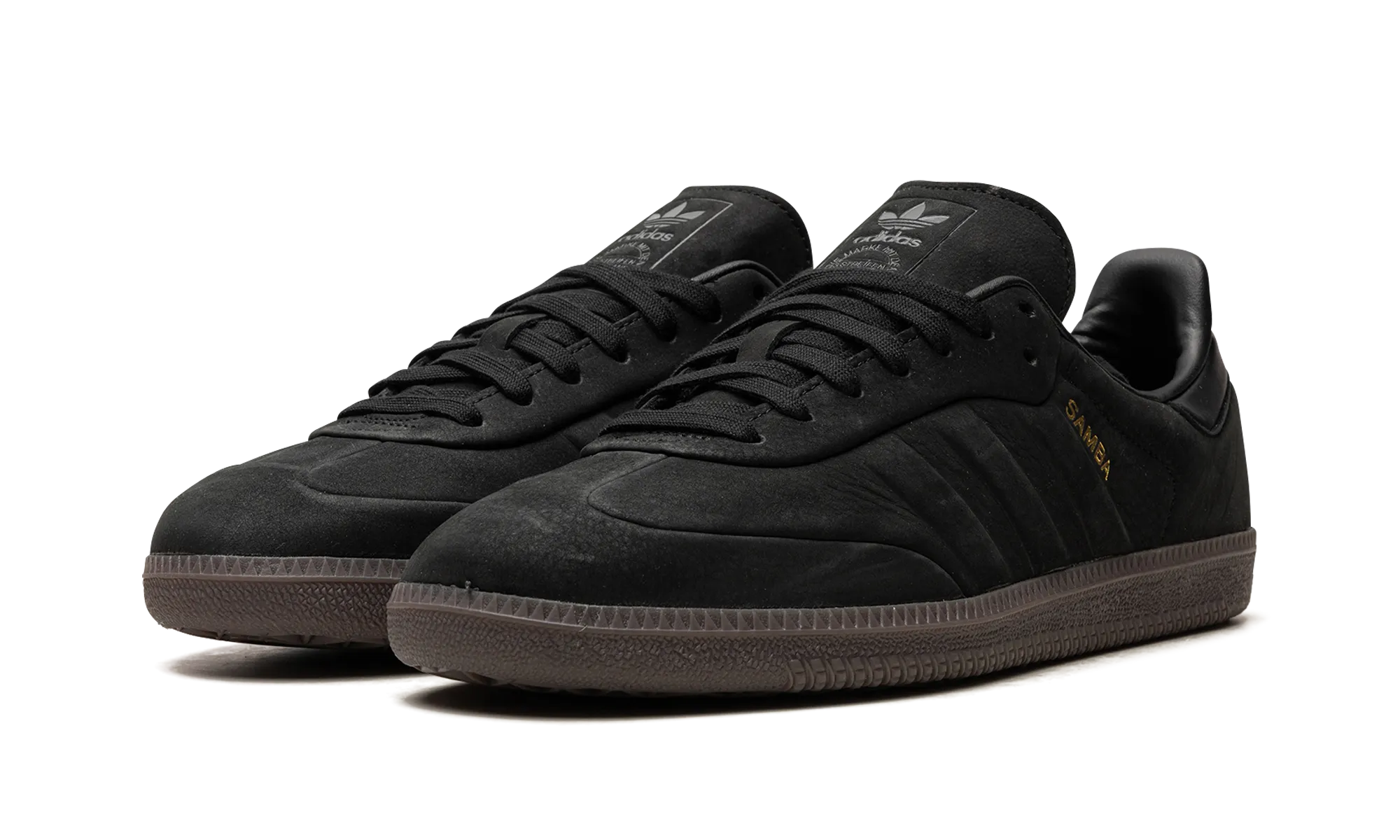 Adidas Samba "Core Black Gum" Swift Glide Sun Glow