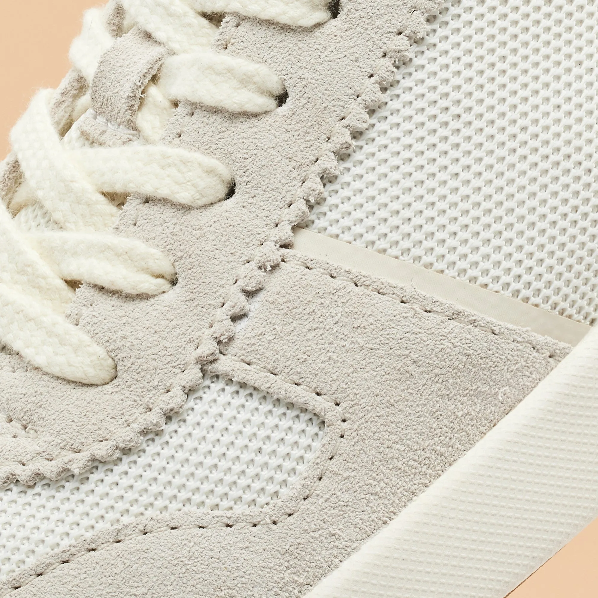 LeatherUpper Air Cushioned Sole Kaulele Mesh - Tapa / White Sand
