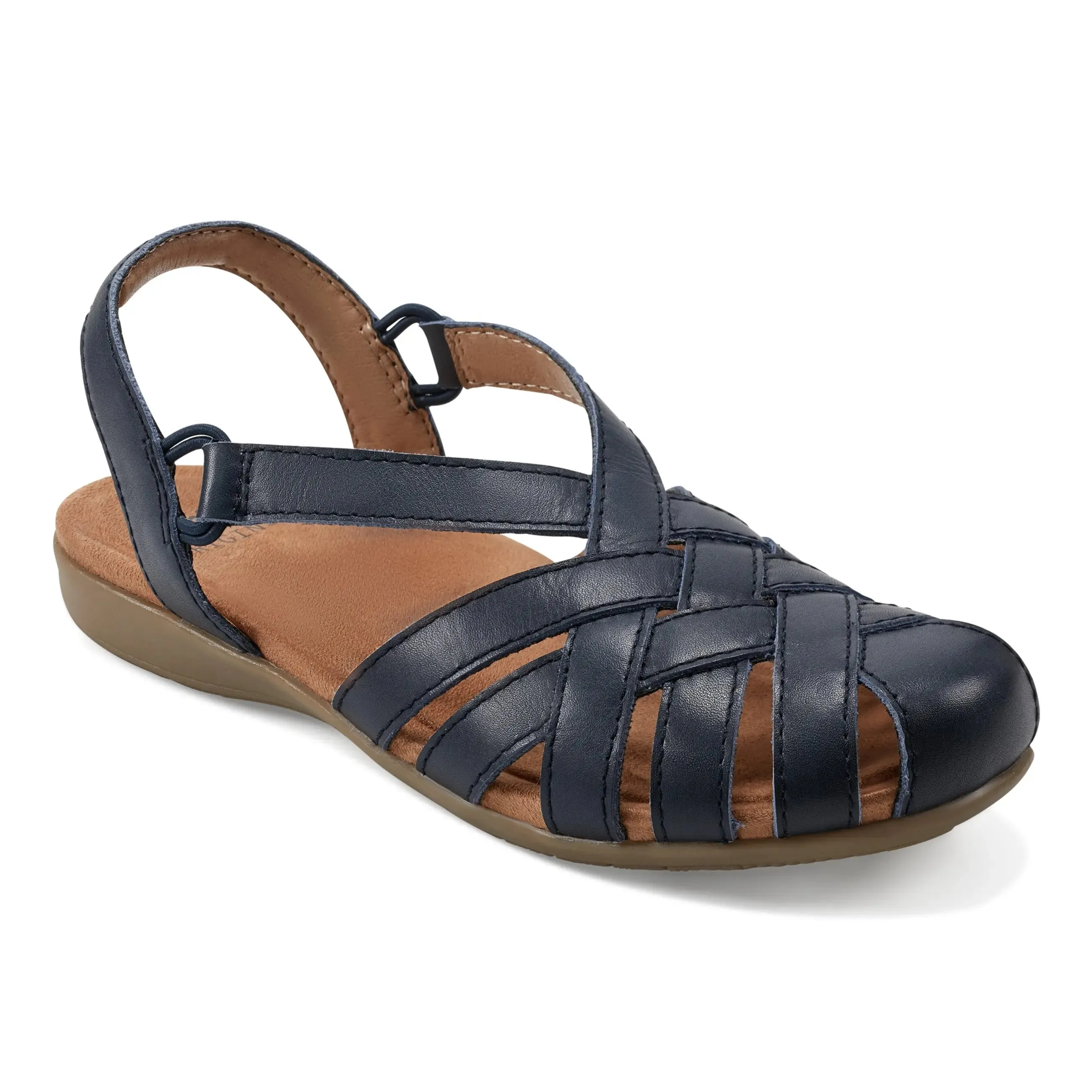 Berri Woven Casual Round Toe Slip-on Sandals Harbor Mood