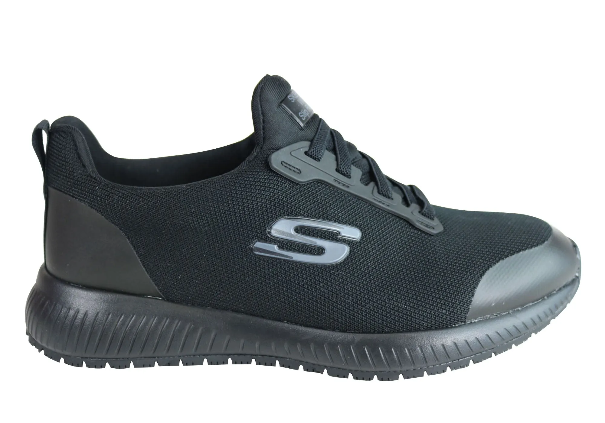 Soft Finish Skechers Womens Squad Slip Resistant Comfort Memory Foam Work Shoes