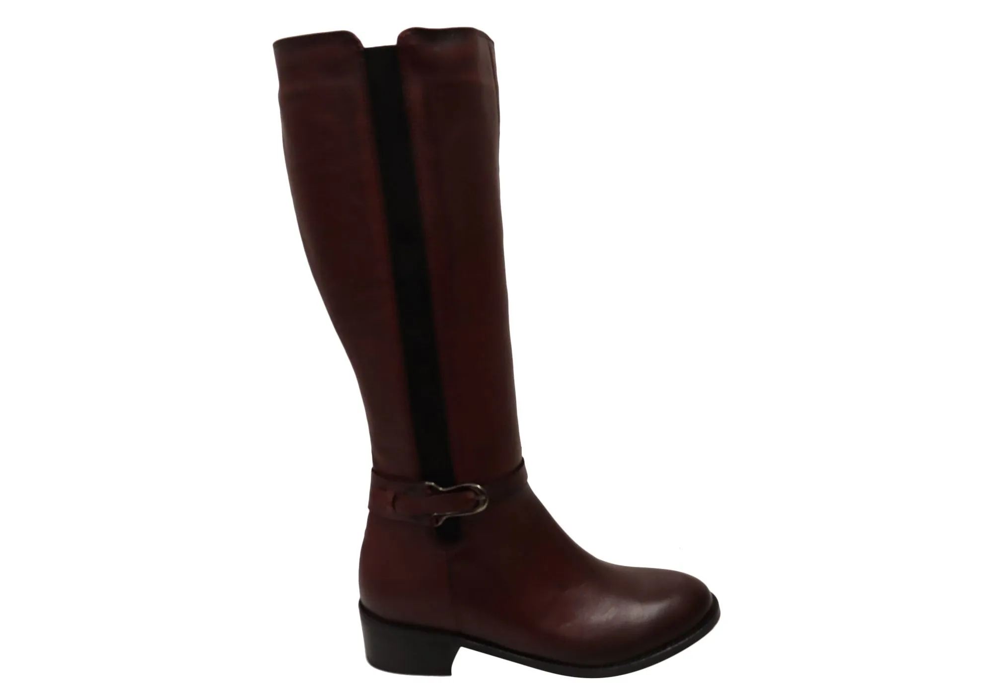 Orizonte Elita Womens European Comfortable Leather Knee High Boots Heat   Resistant