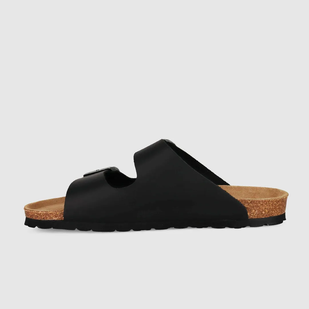 Mannix Sandals Black Adjustable Walking Shoes