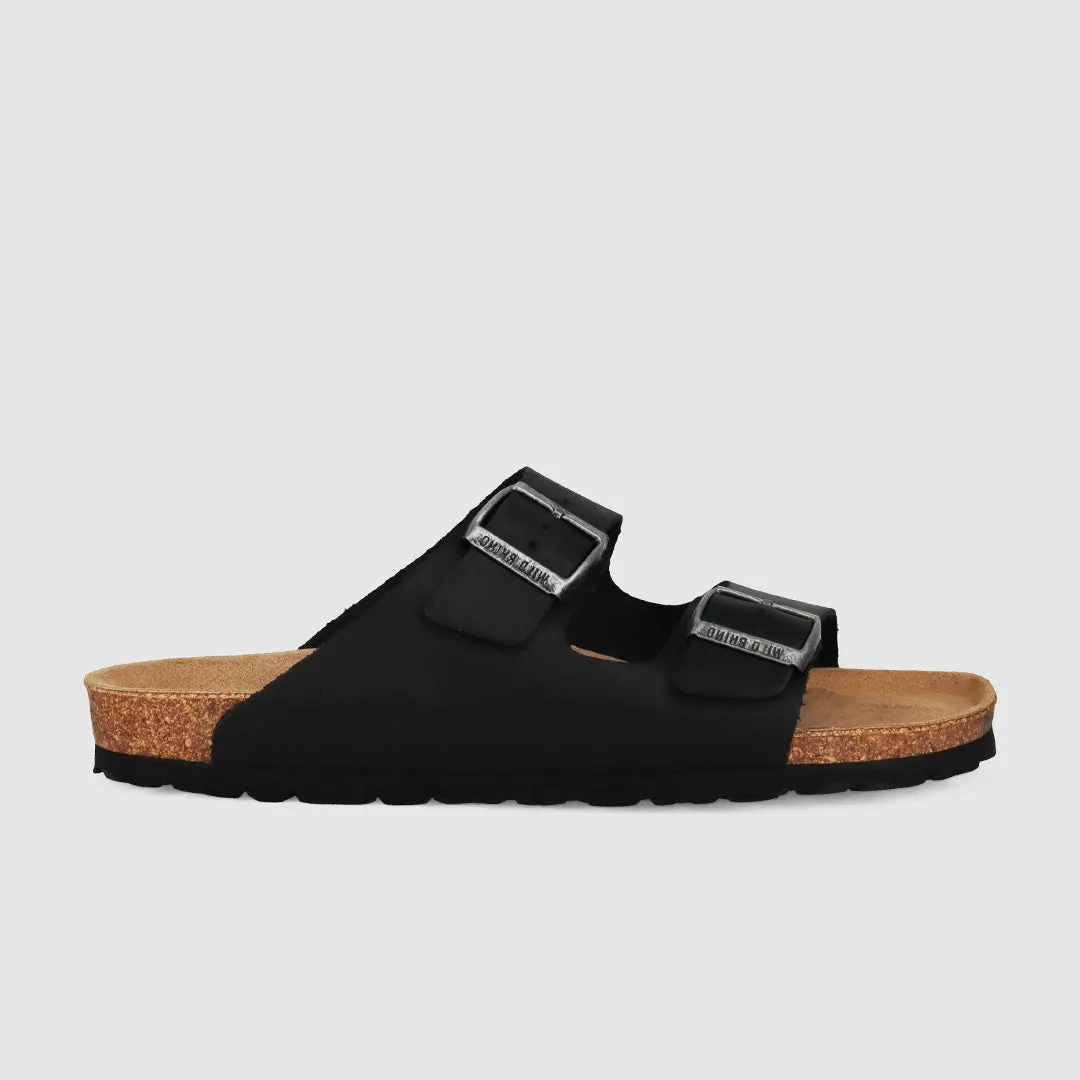 Mannix Sandals Black Heel Hug walking shoes Comfortable walking shoes