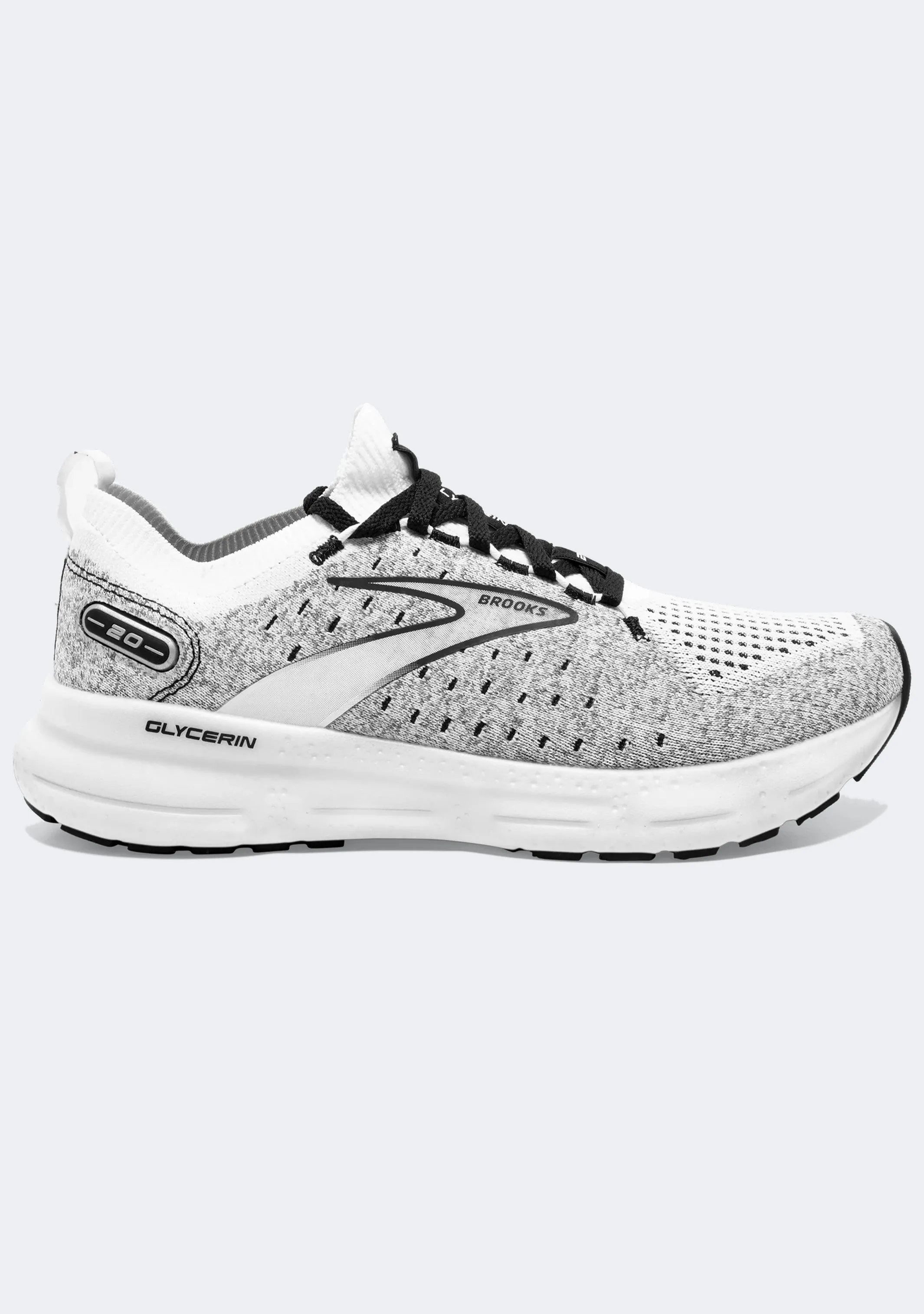 Eco Choice Ankle Ease Brooks Men's Glycerin Stealth Fit 20