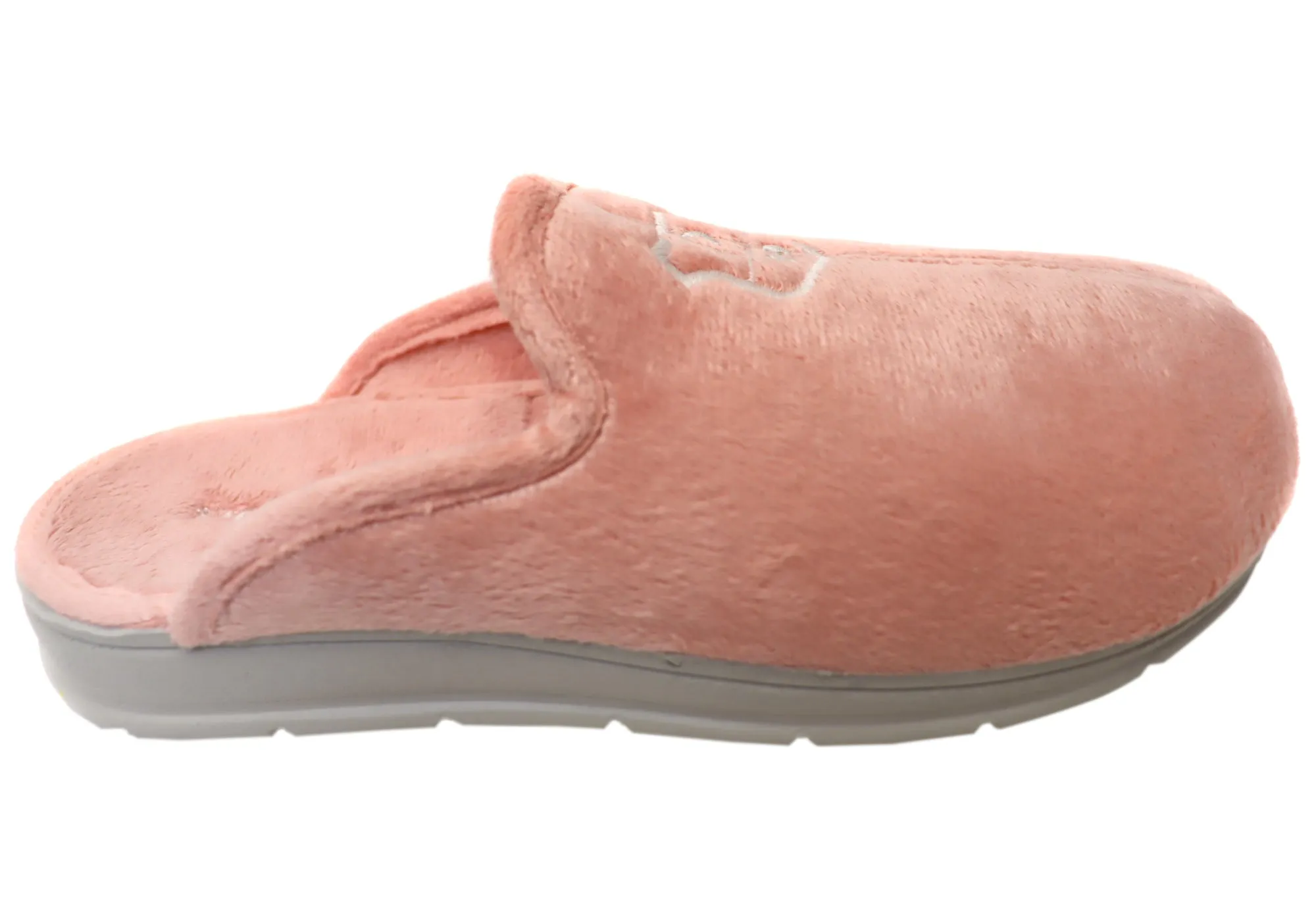 Pegada Mindy Womens Brazilian Closed Toe Open Back Comfort Slippers Relax Fit Slip