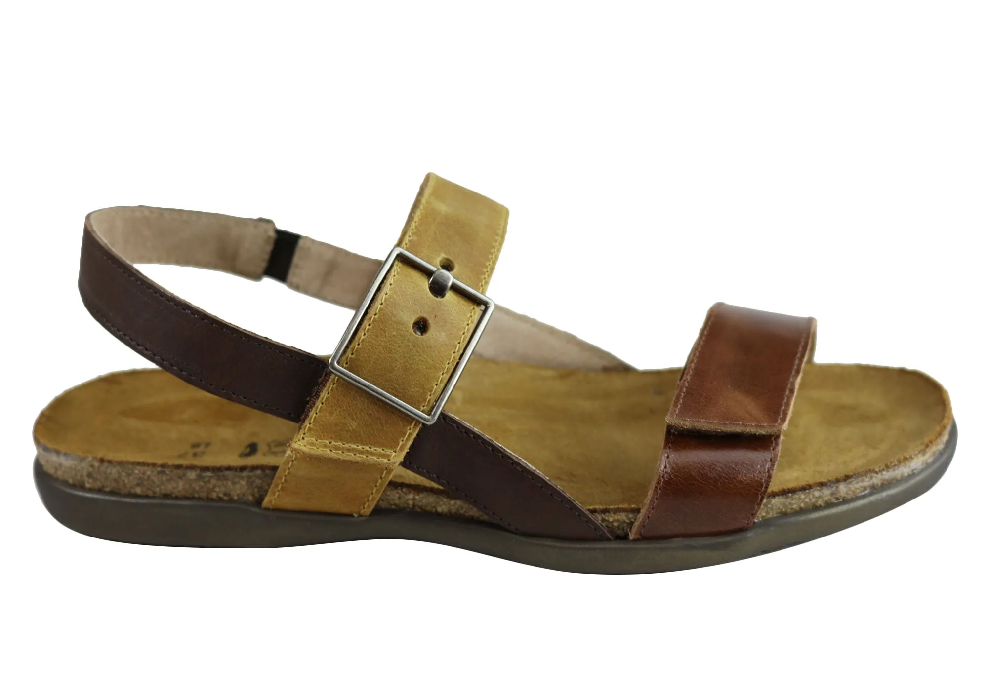 Naot Norah Womens Leather Comfortable Cushioned Supportive Sandals Knotted Straps