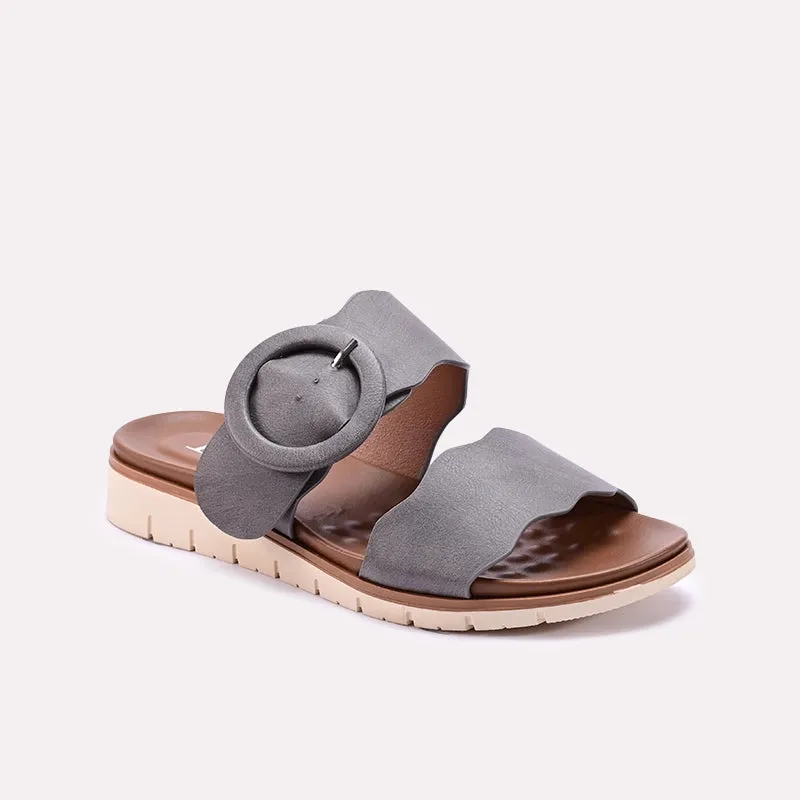 Gray Comfy Casual Slides 0413220 ergonomic