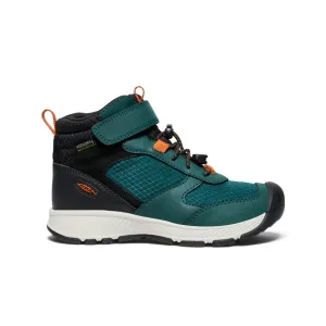 Little Kids' Skua Waterproof Boot  |  Ponderosa Pine/Gold Flame Frost Season Cushioned Step Snowy Path