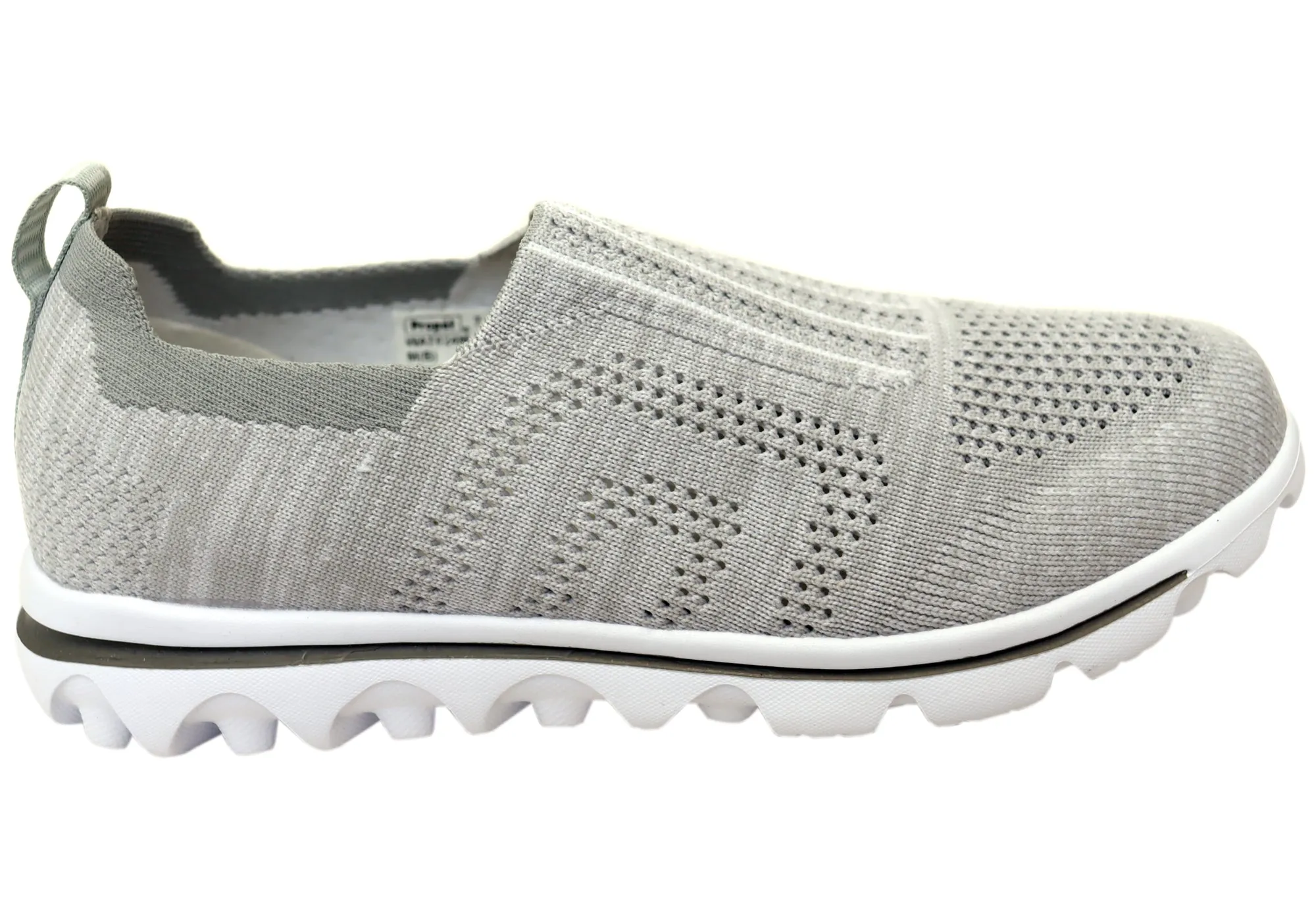 Propet Womens TravelActive Stretch Comfortable Slip On Shoes Durable Build Airport Travel