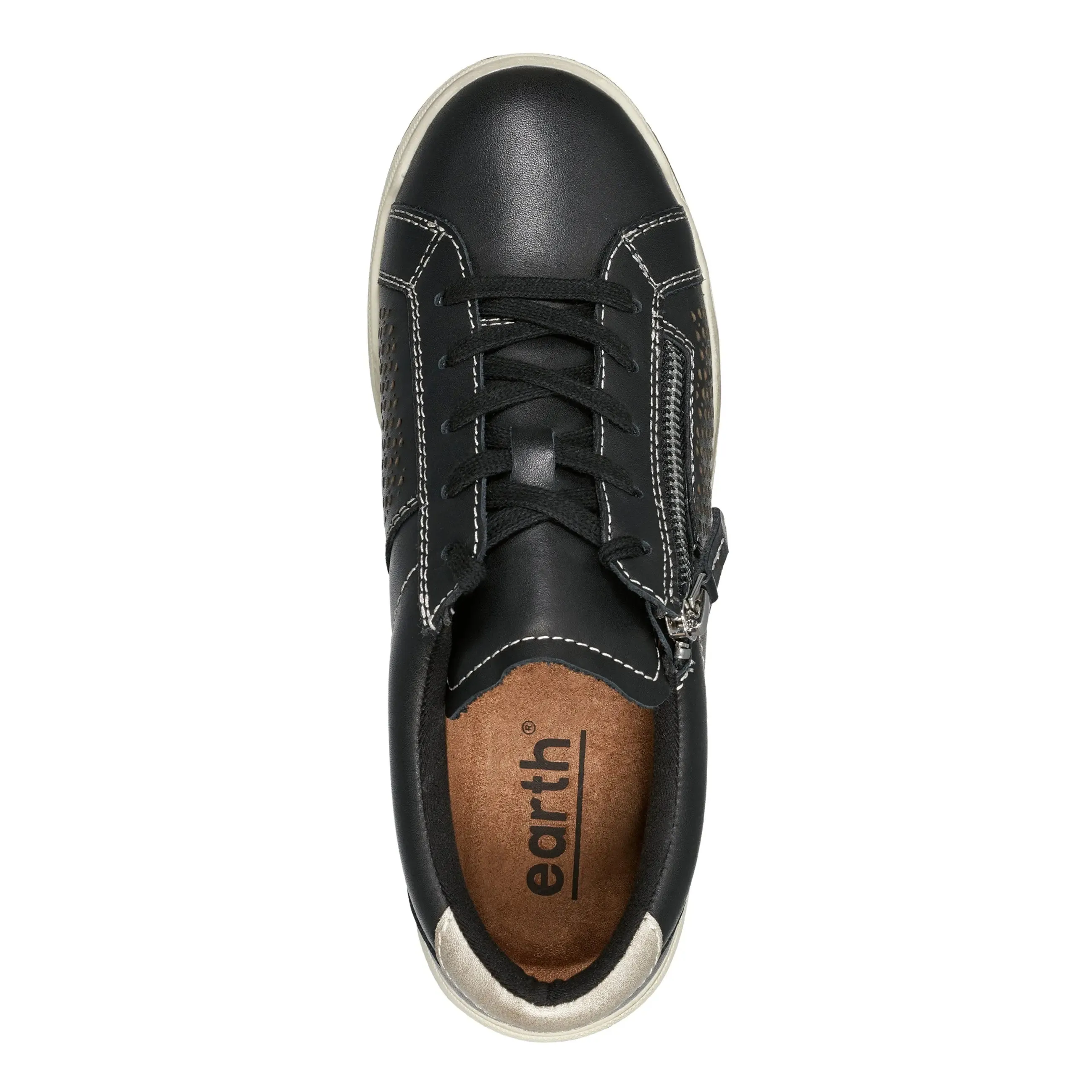 Comfort Step Field Power Netta Round Toe Casual Lace-up Sneakers