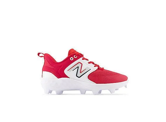 New Balance Men's Fresh Foam 3000 V6 Molded Baseball Cleats - Red with White - PL3000R6 Denim Cool
