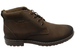 All Weather Rough Terrain Feather Light Morning Walk Pegada Ross Mens Comfortable Leather Boots Made In Brazil