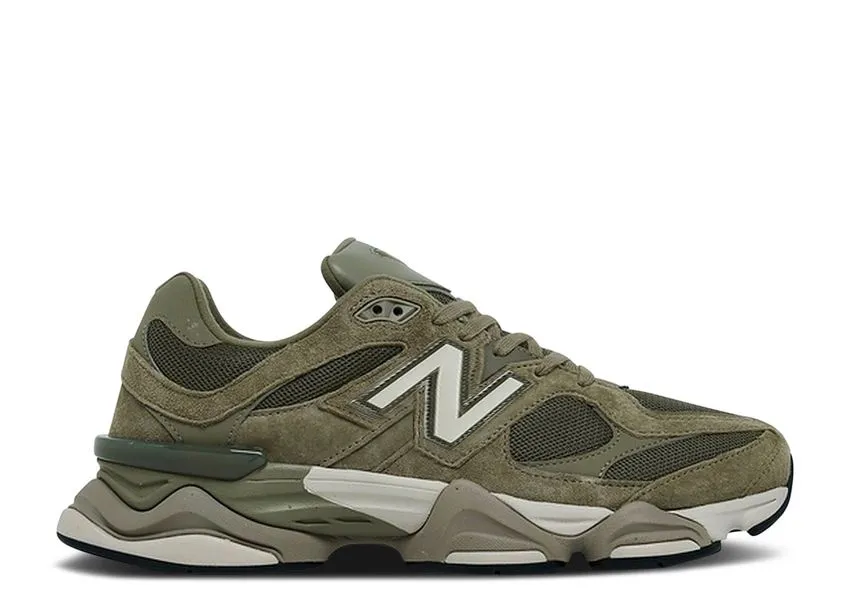 New Balance 9060 Covert Green Dark Stoneware Cold Tone Comfort Padding
