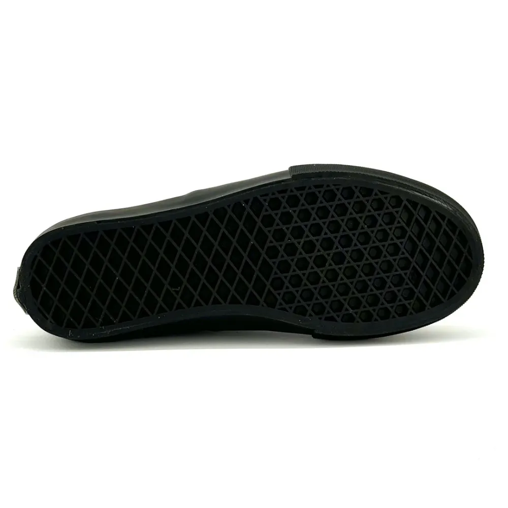 Vans Skate Authentic Mid Blackout Comfort Fit Flexible