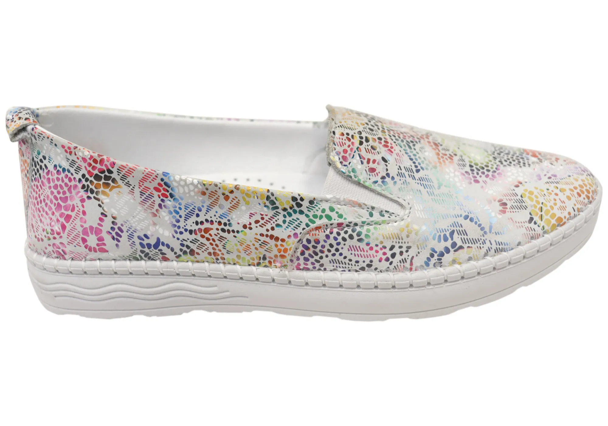 Star Path Wild Step Orizonte Blossom Womens Comfortable Leather European Shoes