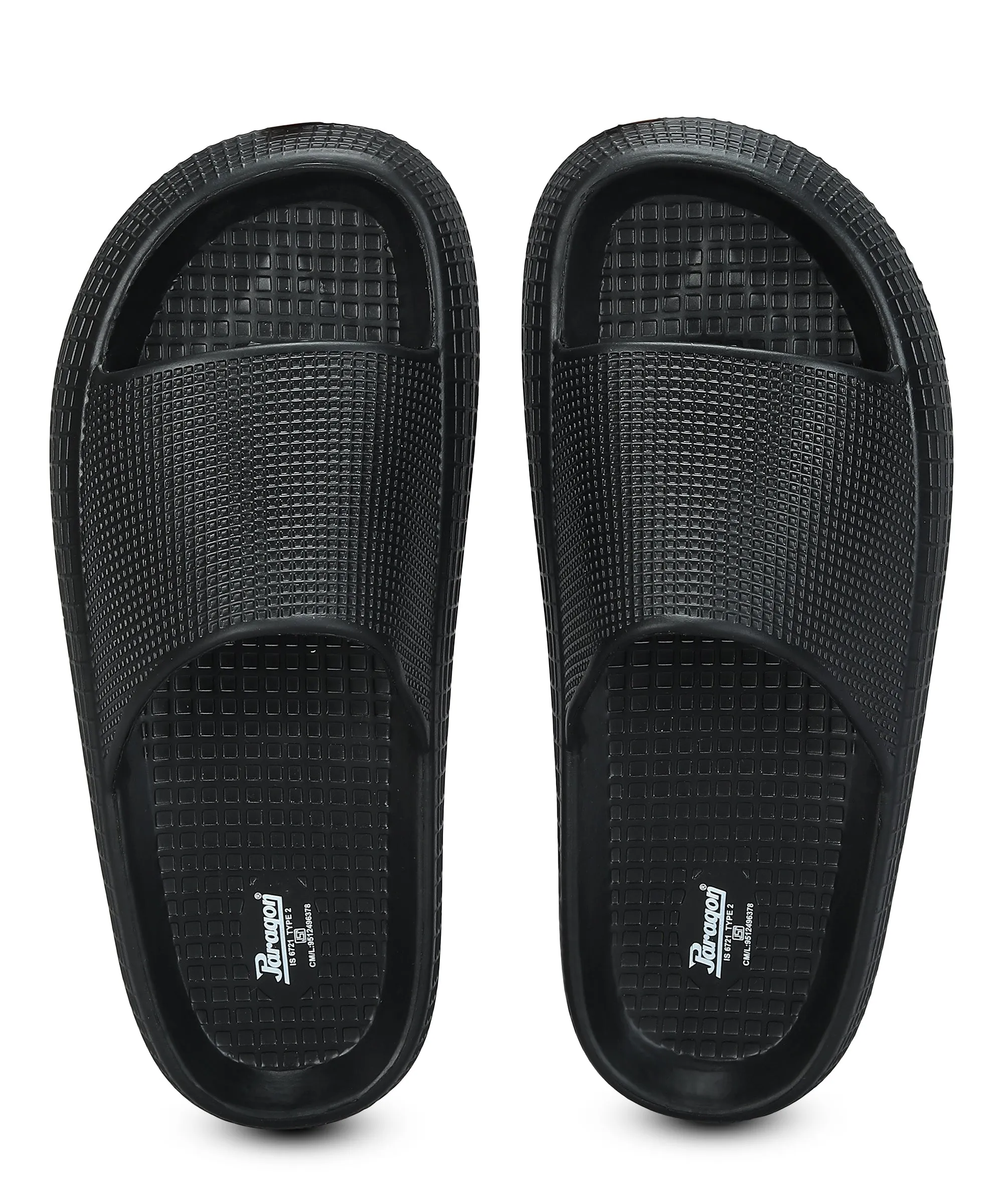 Paragon  K10912G Men Casual Sliders | Stylish Trendy Lightweight Slides | Casual & Comfortable Slippers | For Everyday Use Soft Sandal Fit Reinforced Stitching