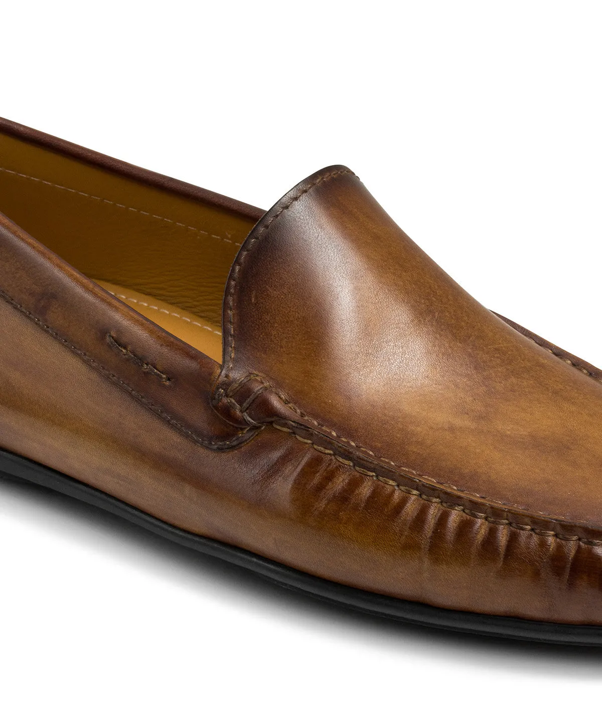 Fashionable Design Mocassin LUCA Gold Patin