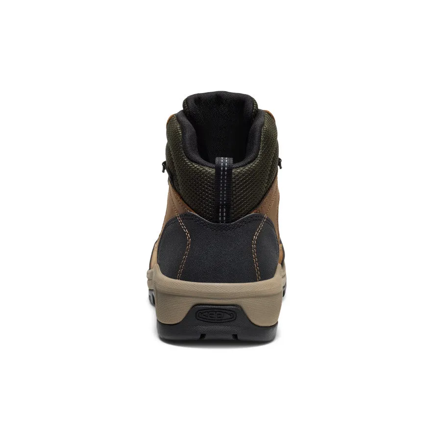 Firm Lock Men's Skokie Waterproof Work Boot (Soft Toe)  |  Forest Night/Black