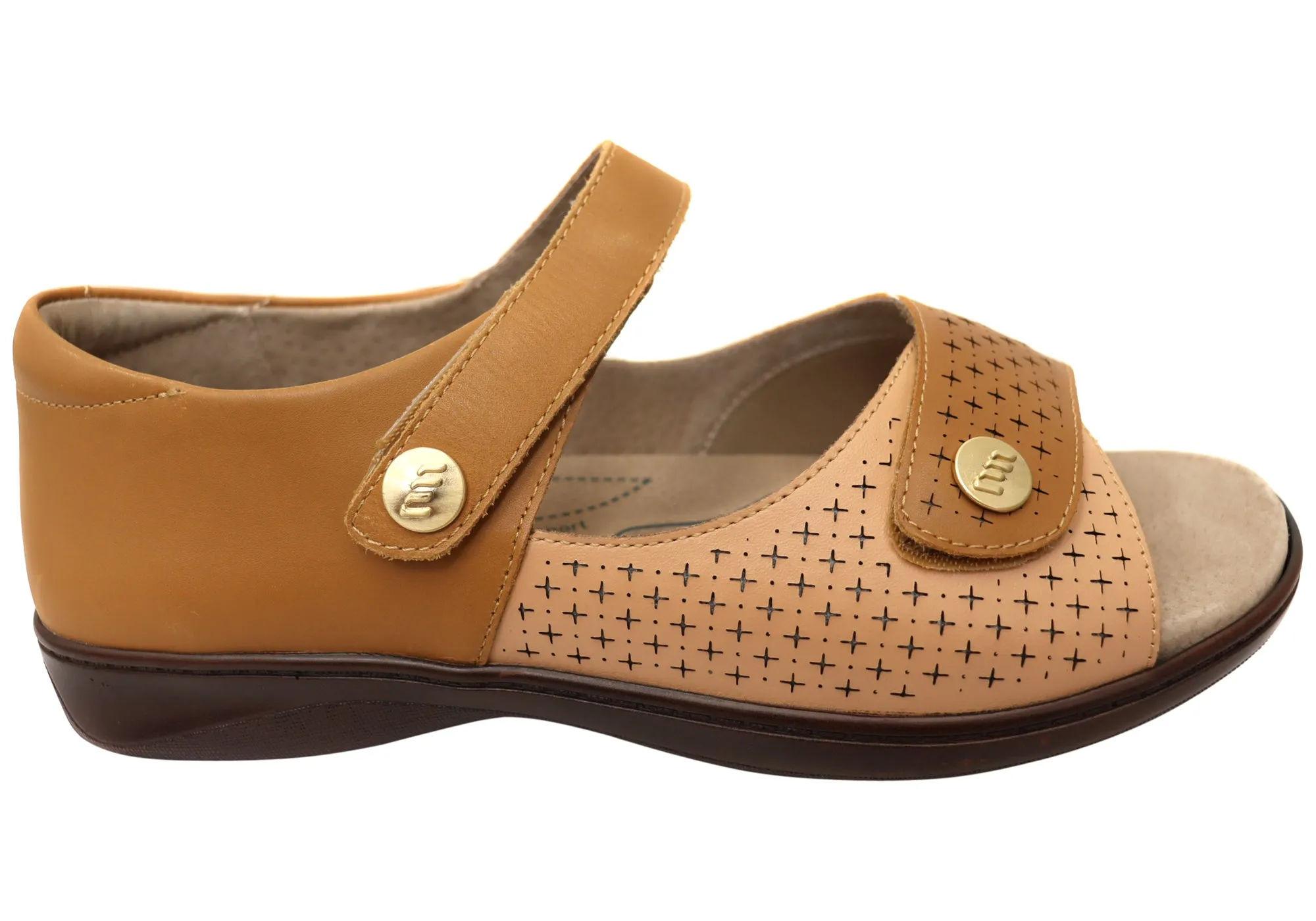 Effortless Fit Sleek Summer Footwear Homyped Dream Womens Extra Wide Supportive Orthotic Friendly Sandals