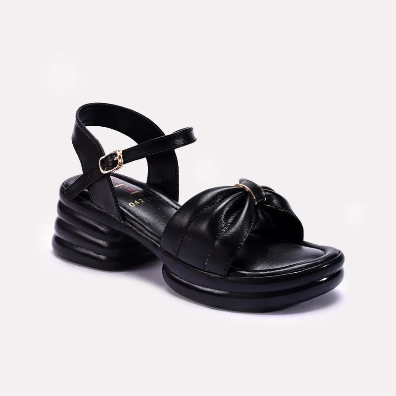Trail Ease Black Platform Sandals 0421499