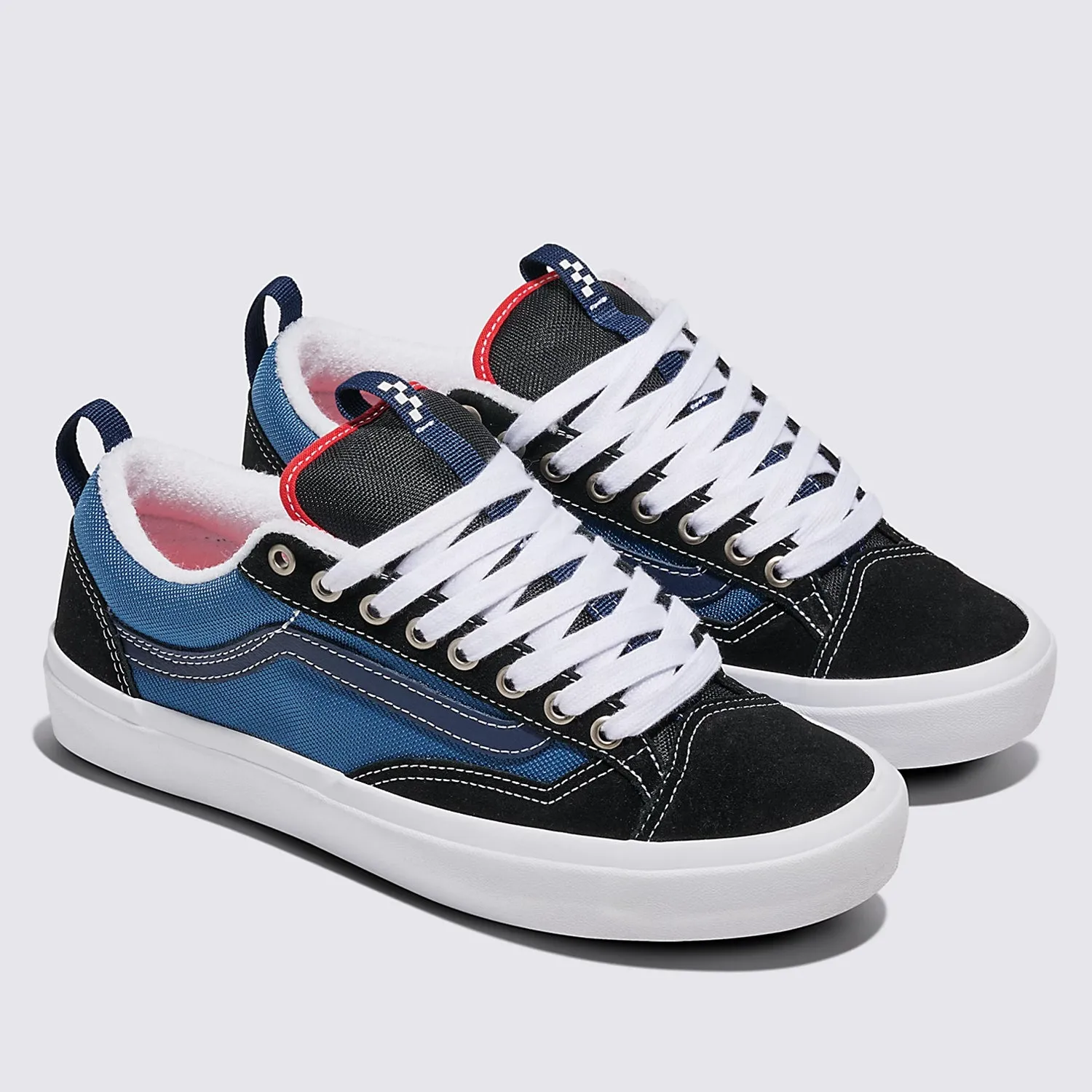 Quick Flex Rubber Outsole Vans Skate Old Skool 36  Black/STV Navy
