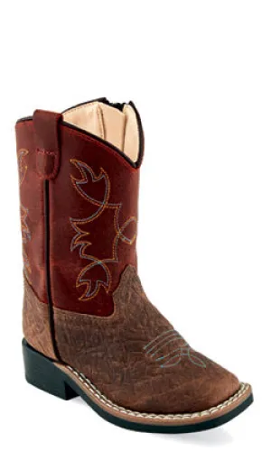 Old West Tan Children's Boot Flexible Frame Weekend Camping