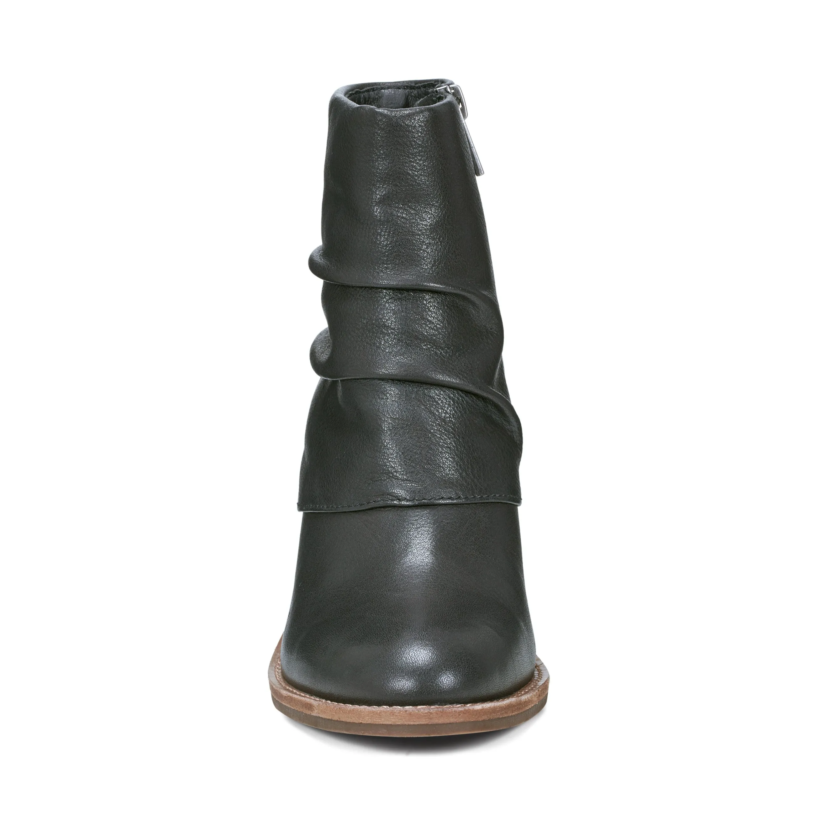 Stretchable Material Field Fast Savvy Block Heel Ruched Casual Booties