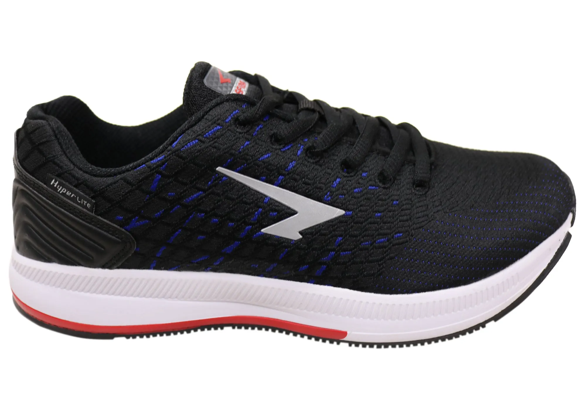 Strong Grip Sfida Weave Mens Comfortable Lace Up Athletic Shoes