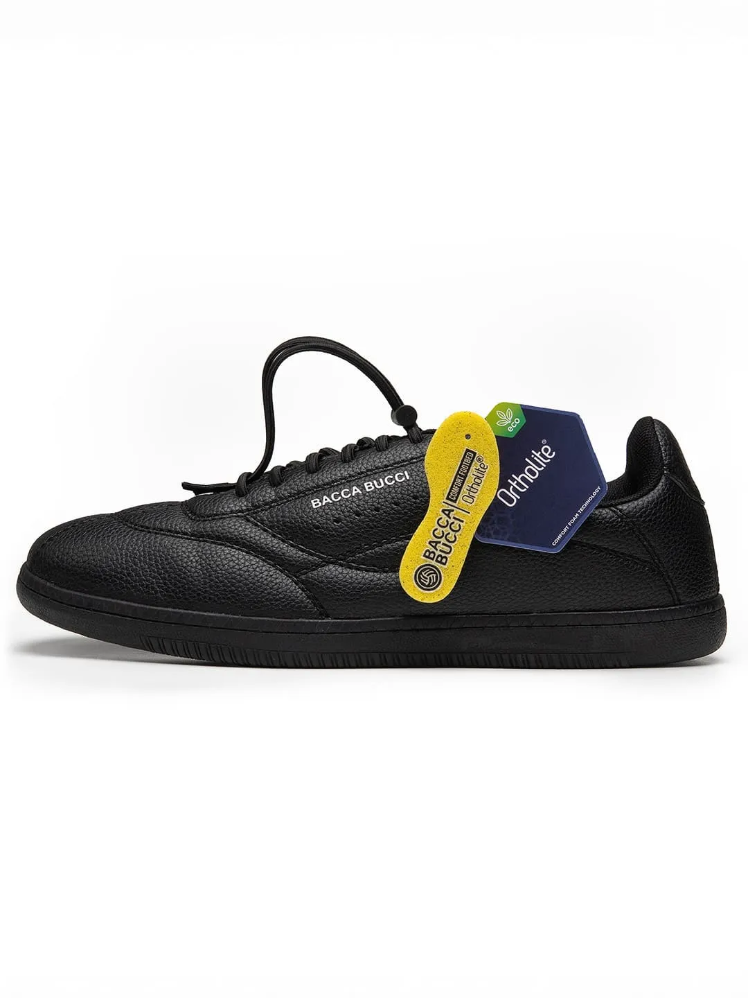 Bacca Bucci ESSENCE Low-Top Sneaker with Ortholite Insole & Elastic Laces Cross Road Step Ahead