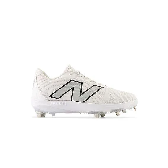 Comfort Step New Balance Men's FuelCell 4040 V7 Metal Baseball Cleats - Optic White / Raincloud - L4040TW7